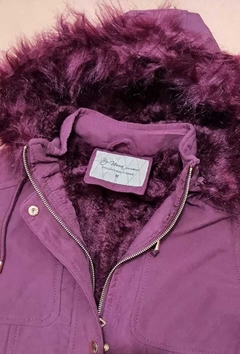 Jaqueta Parka Forrada Feminina Moda Inverno Byunna Com Capuz na internet