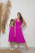 Vestido midi magenta Gabi - Confortty