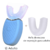 Escova de dentes elétrica para crianças e adultos, automática em formato de U - loja online