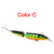 Lifelike Artificial Crankbait Multi Articulado Isca De Pesca 10.5Cm 9G 2-Segmento Duro Isca 6 Gancho Wobblers Isca De Pesca Do Mar na internet