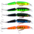 Imagem do Lifelike Artificial Crankbait Multi Articulado Isca De Pesca 10.5Cm 9G 2-Segmento Duro Isca 6 Gancho Wobblers Isca De Pesca Do Mar