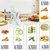 5-in-1 safe multifunctional slicer mandolin manual vegetable cutter radish fries tool kitchen accessories gadget meat cutter - loja online