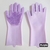 1Pair Dishwashing Cleaning Gloves Silicone Rubber Sponge Glove Household Scrubber Kitchen Clean Tools Dropshipping Kitchen - loja online