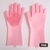 1Pair Dishwashing Cleaning Gloves Silicone Rubber Sponge Glove Household Scrubber Kitchen Clean Tools Dropshipping Kitchen na internet