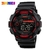 SKMEI Relógio Esportivo Masculino Multifuncional 5 Bar À Prova D' Água Pulseira PU LED Relógios Relógio Digital Chrono Relógio Reloj Hombre 1243 - comprar online