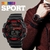 SKMEI Relógio Esportivo Masculino Multifuncional 5 Bar À Prova D' Água Pulseira PU LED Relógios Relógio Digital Chrono Relógio Reloj Hombre 1243 - comprar online