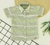 Camisa Baby Listras Off Green