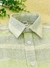 Camisa Baby Listras Off Green