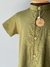 Camisa Linho Bata Verde Militar - comprar online