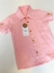 Camisa Linho Tradicional Rosa Bebê