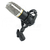 Microfone Condensador Profissional Estúdio Anti-Vibração KNUP KP-M0021