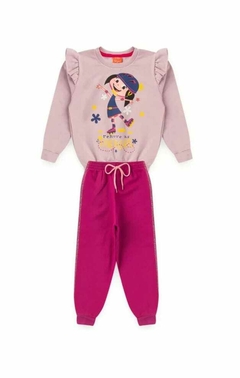 conjunto moletom infantil luna renove energias