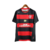 Camisa Flamengo I Retrô 2000 Torcedor Masculina -Vermelha com detalhes em preto e patrocinios em branco