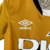 Kit Infantil Rayo Vallecano III 23/24 Umbro - Dourado com detalhes em preto e branco - WA SPORTS