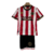 Kit Infantil Sheffield Edição Especial Errea 23/24 - Vermelho com detalhes em dourado