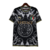 Camisa Seleção da Itália Edição especial Versace 23/24 - Torcedor Adidas Masculina - Preta com detalhes em branco e dourado