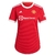 Camisa Manchester United I 21-22 Feminina - Vermelha - Adidas Baby Look