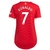 Camisa Manchester United I 21-22 Feminina - Vermelha - Adidas Baby Look - Tealto Sports | CAMISAS DE TIMES DE FUTEBOL