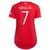 Camisa Manchester United I 21-22 Feminina - Vermelha - Adidas Baby Look - loja online