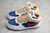 Nike Air Force 1 07 Mid Beige Dark Blue University Red  -  Camisetas de Futebol I Chuteiras I Regatas NBA I Tênis R7SPOR7S 