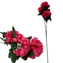 Clavel Artificial Sintética 63cm Fucsia