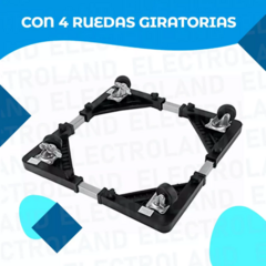 Base Movil Con Ruedas P/ Heladera Lavarropa De 50 A 80cm - tienda online