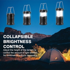 Imagen de Farol para Camping Extensible 30 Leds con Doble Gancho