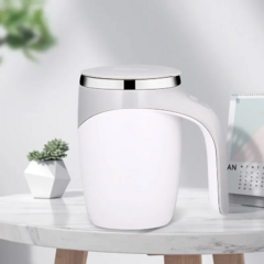 Taza Térmico Batidor Automático Multiuso Usb/Pila - + que util necesario