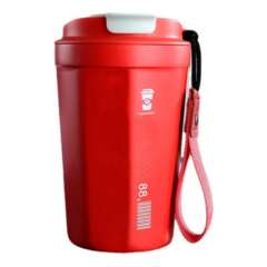 Vaso De Café Térmico Acero Inoxidable Con Tapa Antiderrame - comprar online