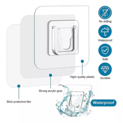 Encastre Adhesivo Resistente x4 Unidades - comprar online