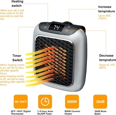 Caloventor Portatil con Enchufe - + que util necesario