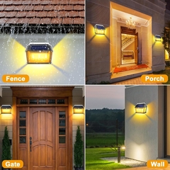 Luz Exterior de 2 Focos con Panel Solar - comprar online