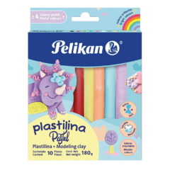 Paquete de 10 plastilinas de colores Pastel (Pelikan)