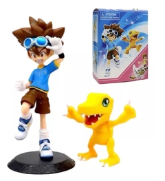 Figura Digimon Adventure Taichi Tai Y Agumon Con Caja