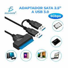 Adaptador Disco Duro 2.5 Sata A Usb 3.0 (CON.34.3.0) - VIGOTECSHOP