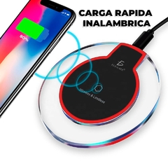 Cargador Inalambrico Compatible Samsung Huawei Ovvo Xiaomi iPhone 13 Xs - VIGOTECSHOP