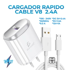 Cargador Carga Capida USB V8 - tienda en línea