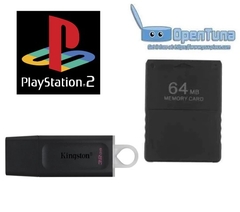 Memoria Usb 256gb + Memorycard 64mb Llena Compatible Ps2