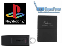 Memoria Usb 64gb + Memorycard 64mb Llena Compatible Ps2