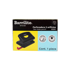 Perforadora 2 Orificios Barrilito (850EI)