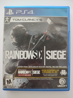 Juego Playstation 4 (PS4): Tom Clancy's Rainbow Six Siege