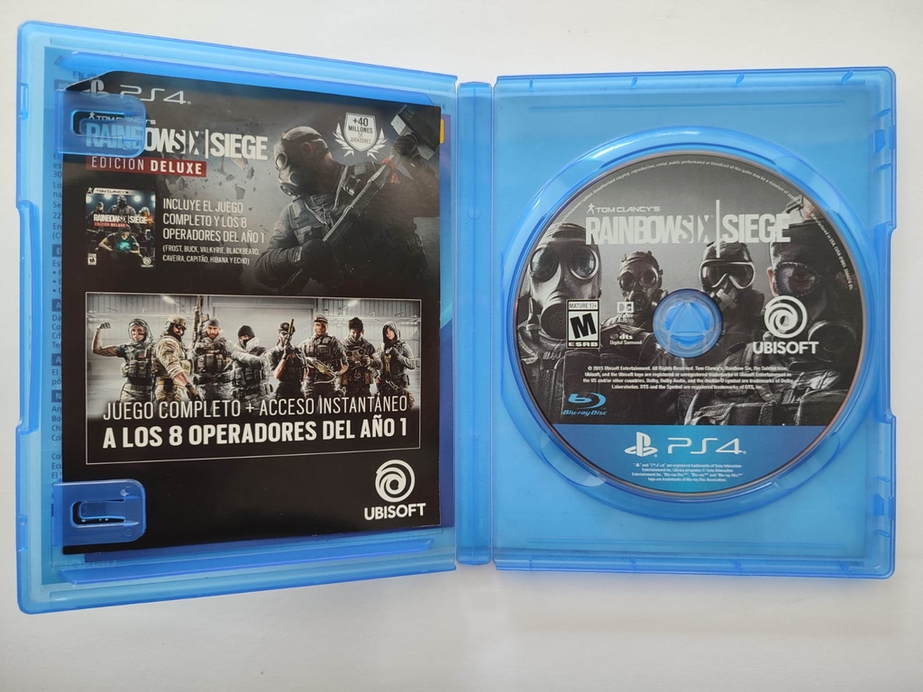 PS4 Juego Tom Clancys Rainbow Six Siege PlayStation 4 .