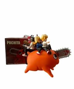 Figura Coleccionable Pochita Con Personajes Chainsawman - VIGOTECSHOP