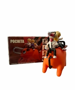 Figura Coleccionable Pochita Con Personajes Chainsawman - tienda en línea