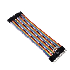 40 Cables Jumpers Dupont H-h, M-m, H-m 20cm Para Protoboard