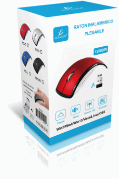 Mouse Inalámbrico Plegable Wireless Dpi 1200