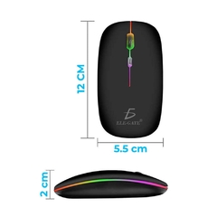 Raton Mouse Inalambrico Recargable Rgb