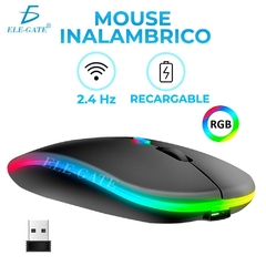 Raton Mouse Inalambrico Recargable Rgb - VIGOTECSHOP