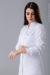 JALECO GABARDINE BRANCO FEMININO GOLA PADRE - NAMÂSTE na internet