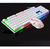 Teclado gamer RGB com mouse gamer branco - loja online